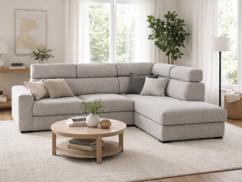 Wilu möbel Lincoln sarokgarnitúra balos - 140 - 100 - D kat. Ülőgarnitúra