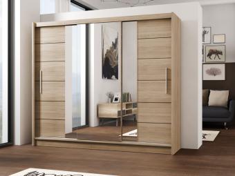 Lizbona 250 tolóajtós gardróbszekrény