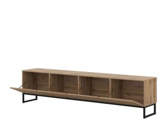 Helvetia meble Loft III 40 TV állvány - fekete/wotan tölgy Elemes nappali bútorok
