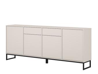 Helvetia meble Loft III 47 komód - fekete/kasmir Elemes nappali bútorok