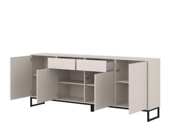 Helvetia meble Loft III 47 komód - fekete/kasmir Elemes nappali bútorok