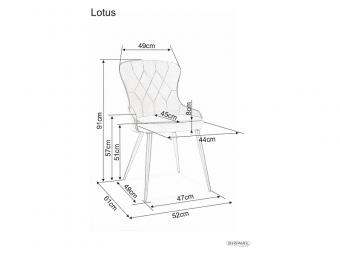 Lotus velvet szék