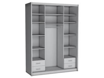 Jarstol meble Maciej II tolóajtós gardróbszekrény - lefkas tölgy Hálószoba