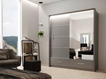 Marsylia 203 tolóajtós gardróbszekrény