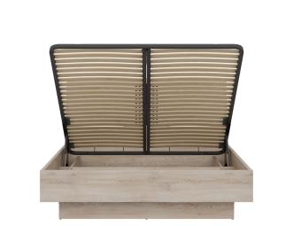 Liveo meble Mati MI-18/140SP franciaágy keret - cremona cotta tölgy/fekete Elemes nappali bútorok