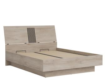 Liveo meble Mati MI-18/140SP franciaágy keret - cremona cotta tölgy/fekete Elemes nappali bútorok