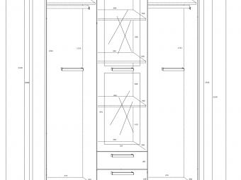 Maximus MXS-05 gardróbszekrény