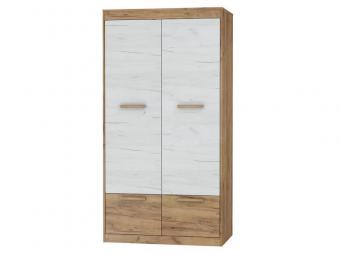 Meblocross meble Maximus MXS-37 akasztós szekrény - craft arany/craft fehér Elemes nappali bútorok