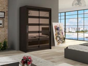 Ankon Meble Miami IV tolóajtós gardróbszekrénY - choco Hálószoba
