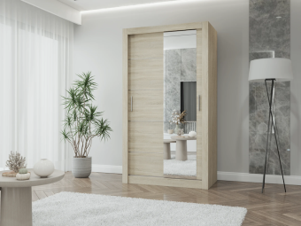 Milan lion 120 tolóajtós gardróbszekrény