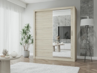 Milan lion 203 tolóajtós gardróbszekrény