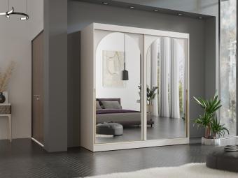 Jurek meble Modin 200 tolóajtós gardróbszekrény - kasmir Hálószoba