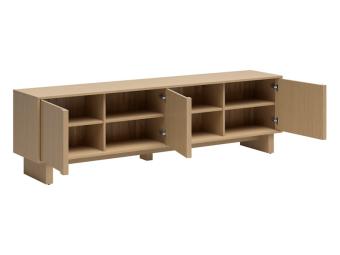 BRW Meble Modo 1 RTV3D TV állvány - arles tölgy Elemes nappali bútorok