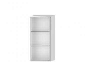 délity bútor Modulo R-05ALU vitrin - fehér - balos Elemes nappali bútorok