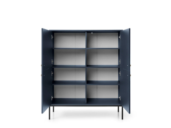 Piaski meble Mono MK104 komód - fekete/navy Elemes nappali bútorok