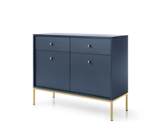 Piaski meble Mono MKSZ104 komód - arany/navy Elemes nappali bútorok