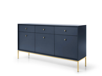 Piaski meble Mono MKSZ154 komód - arany/navy Elemes nappali bútorok