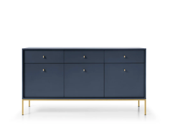 Piaski meble Mono MKSZ154 komód - arany/navy Elemes nappali bútorok