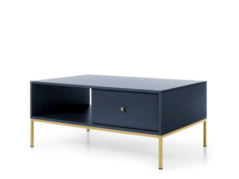 Piaski meble Mono ML104 dohányzóasztal - arany/navy Elemes nappali bútorok
