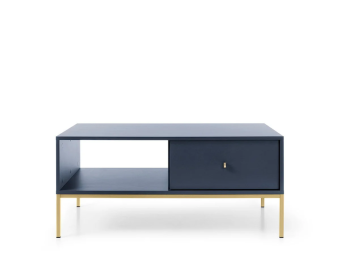 Piaski meble Mono ML104 dohányzóasztal - arany/navy Elemes nappali bútorok