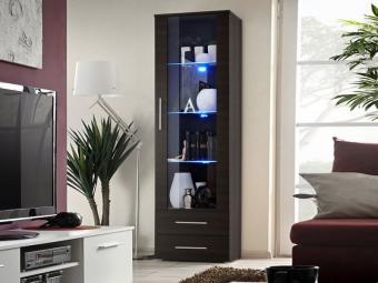 Asm meble Neo I vitrin - wenge Nappali