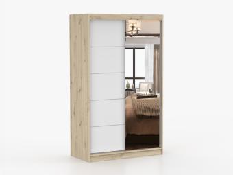 Idzczak meble Neomi 05/120 tolóajtós gardróbszekrény - artisan tölgy/fehér Hálószoba