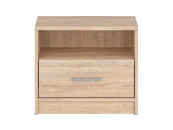 BRW Gerbor Pol Nepo KOM1S éjjeliszekrény - világos sonoma tölgy Elemes nappali bútorok