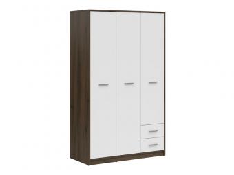 BRW Meble Nepo Plus SZF3D2S gardróbszekrény - noble tölgy/fehér Elemes ifjúsági bútorok