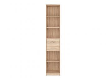 BRW Gerbor Pol Nepo REG2S40 polcos szekrény - világos sonoma tölgy Elemes nappali bútorok