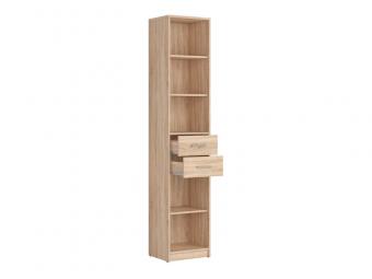 BRW Gerbor Pol Nepo REG2S40 polcos szekrény - világos sonoma tölgy Elemes nappali bútorok