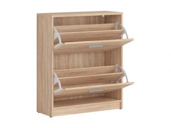 BRW Gerbor Pol Nepo SFB2K cipősszekrény - világos sonoma tölgy Elemes nappali bútorok