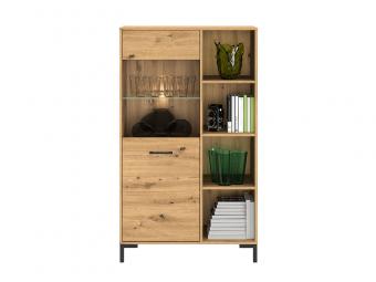 ML Meble Nevio 19 vitrin - artisan tölgy Elemes nappali bútorok