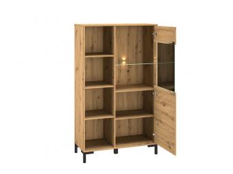 ML Meble Nevio 19 vitrin - artisan tölgy Elemes nappali bútorok