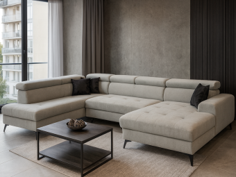 Sandra design Nizza U sarokgarnitúra - B kat. - jobbos Ülőgarnitúra