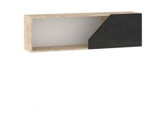 Meblocross meble Pax 24 fali elem - endgrain tölgy/beton fekete Elemes nappali bútorok