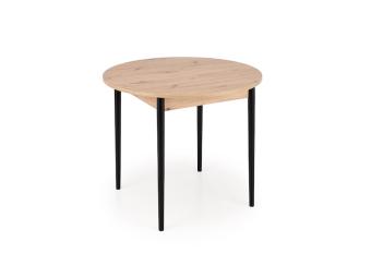 Halmar meble Pivot étkezőasztal - fekete/artisan tölgy Étkező