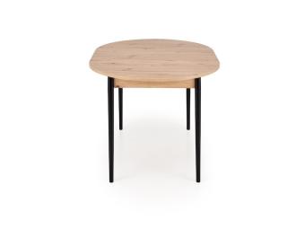 Halmar meble Pivot étkezőasztal - fekete/artisan tölgy Étkező