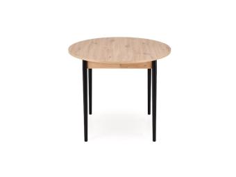 Halmar meble Pivot étkezőasztal - fekete/artisan tölgy Étkező