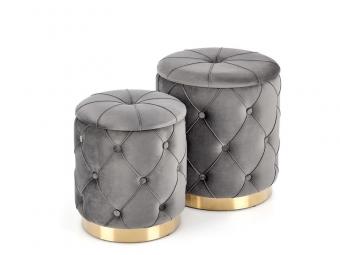 Halmar meble Polly ülőke - arany/bluvel 14 Ülőgarnitúra