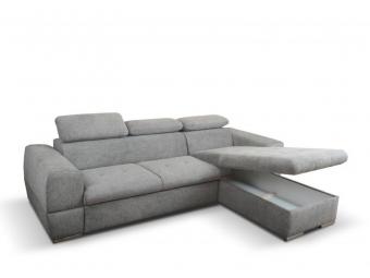 Pionier meble Primo II sarokgarnitúra - velvet 85 - balos Ülőgarnitúra