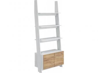 Meblocross meble Rack RAC-07 polcos szekrény - craft fehér/craft arany Elemes nappali bútorok