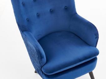 Halmar meble Ravel fotel - fekete/bluvel 86 Ülőgarnitúra