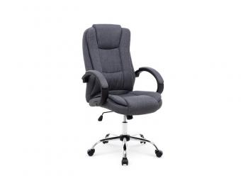 Halmar meble Relax 2 forgószék - cróm/tap 127/fekete Iroda bútor