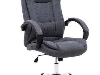 Halmar meble Relax 2 forgószék - cróm/tap 127/fekete Iroda bútor
