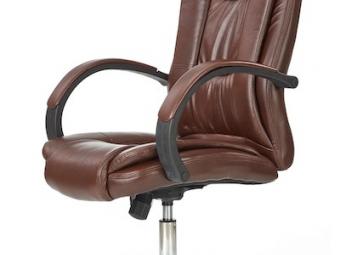 Halmar meble Relax forgószék - cróm/barna/fekete Iroda bútor