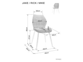 Rick velvet szék
