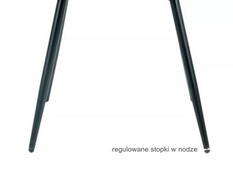 Signal meble Rick velvet szék - fekete/bluvel 19 Étkező
