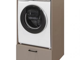 Helvetia meble Rosa 64 mosógépszekrény - congo/olajozott tölgy Elemes fürdőszoba bútorok