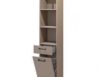 Helvetia meble Rosa 66 polcos szekrény - congo/olajozott tölgy Elemes fürdőszoba bútorok