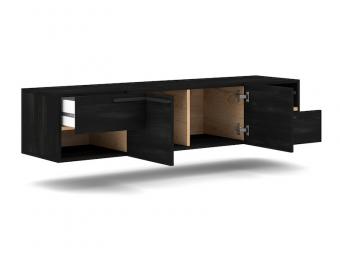 Renar meble Rubik TV állvány - black north wood/goldcraft tölgy Nappali